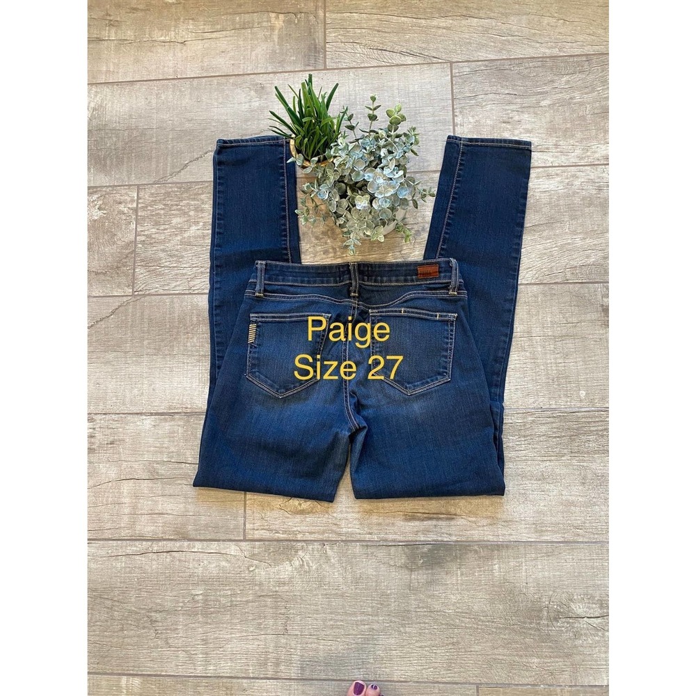 Paige Skyline skinny jeans blue 27
